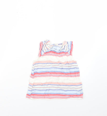 H&M Girls Multicoloured Striped  Fit & Flare  Size 2-3 Years