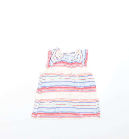 H&M Girls Multicoloured Striped  Fit & Flare  Size 2-3 Years