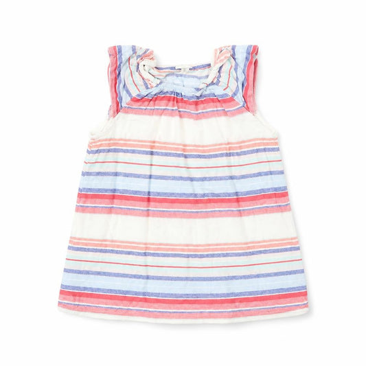 H&M Girls Multicoloured Striped  Fit & Flare  Size 2-3 Years