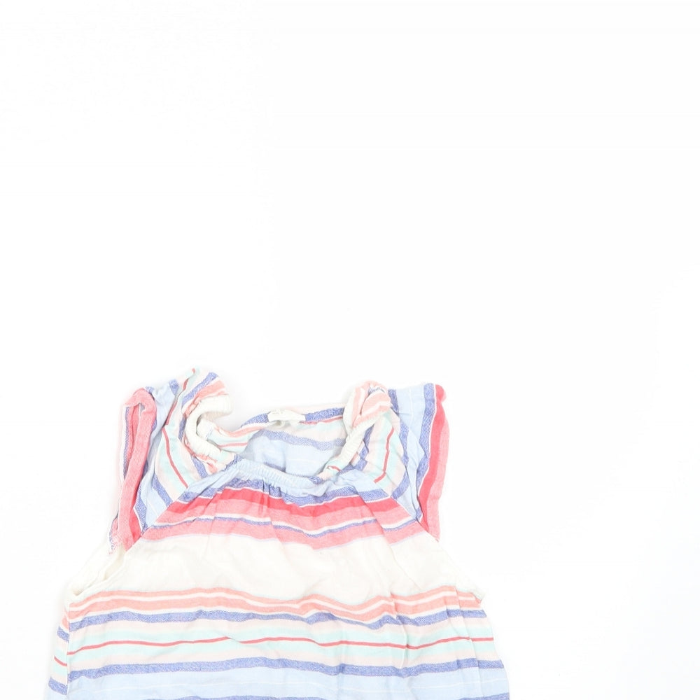 H&M Girls Multicoloured Striped  Fit & Flare  Size 2-3 Years