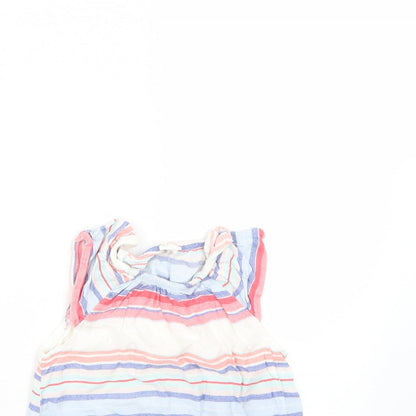 H&M Girls Multicoloured Striped  Fit & Flare  Size 2-3 Years