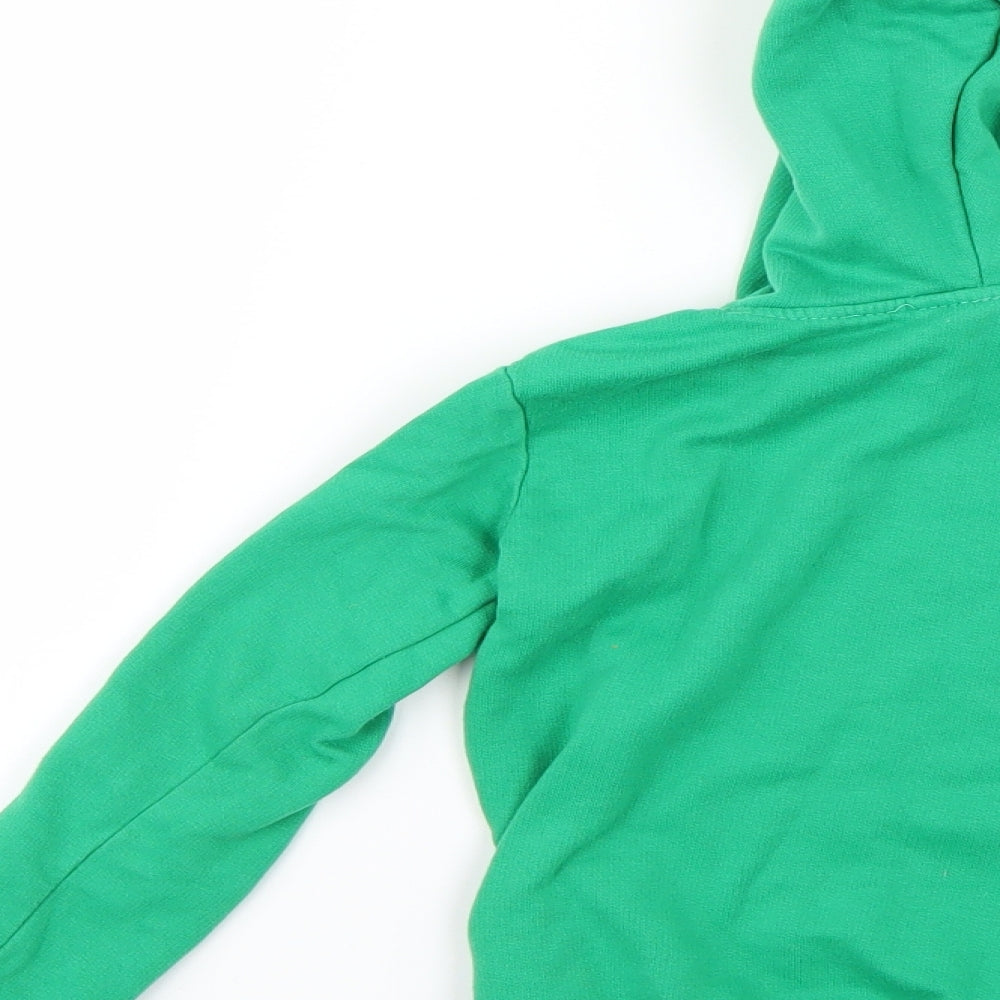 pep&co Boys Green Geometric  Pullover Hoodie Size 5-6 Years