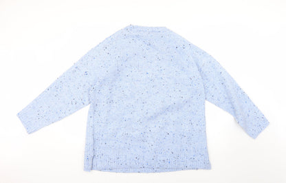 Womens UK Size L Marks and Spencer Blue Pullover Jumper