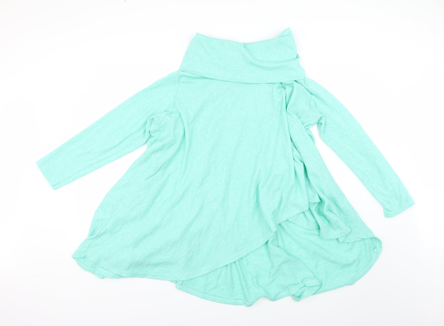 Womens UK Size 12 Preworn Green Pullover Jumper