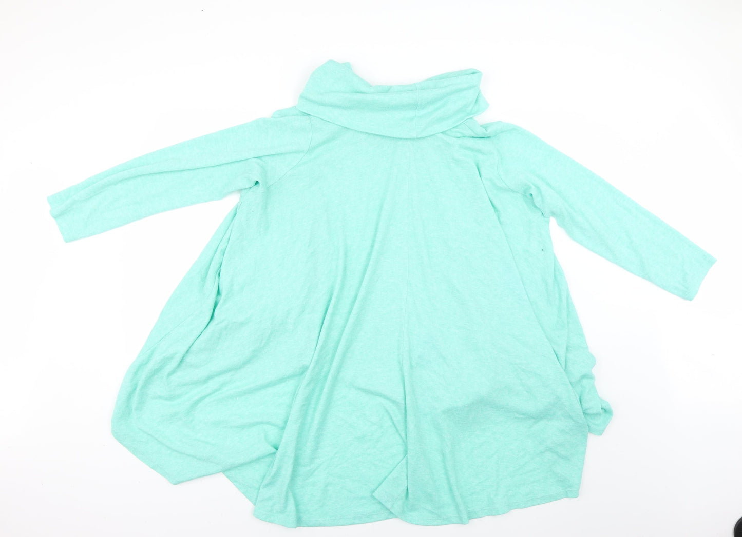 Womens UK Size 12 Preworn Green Pullover Jumper