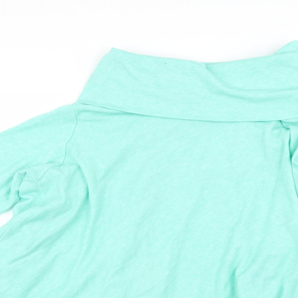 Womens UK Size 12 Preworn Green Pullover Jumper