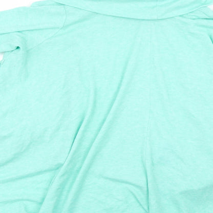 Womens UK Size 12 Preworn Green Pullover Jumper
