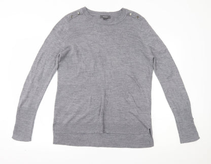 Primark Womens Grey   Pullover Jumper Size M