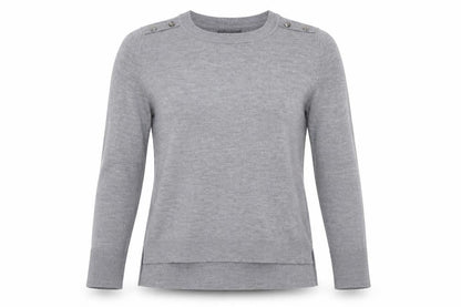 Womens UK Size M Primark Grey Pullover Jumper