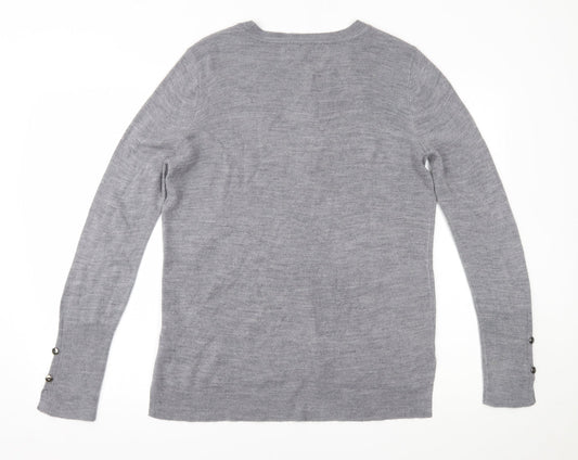 Primark Womens Grey   Pullover Jumper Size M