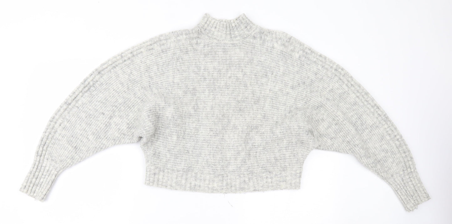 Womens UK Size M New Look Grey Pullover Jumper