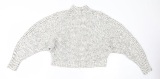 Womens UK Size M New Look Grey Pullover Jumper