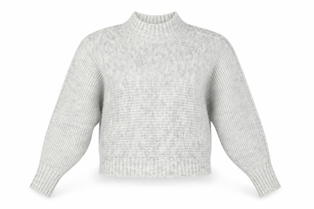 Womens UK Size M New Look Grey Pullover Jumper