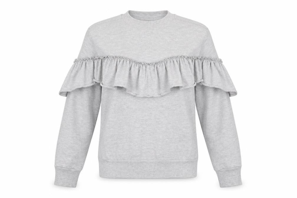 Womens UK Size 10 Topshop Grey Pullover Jumper