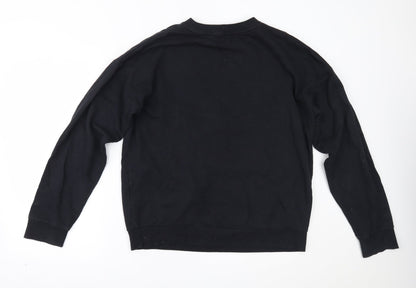 Womens UK Size M Disney Black Pullover Sweatshirt