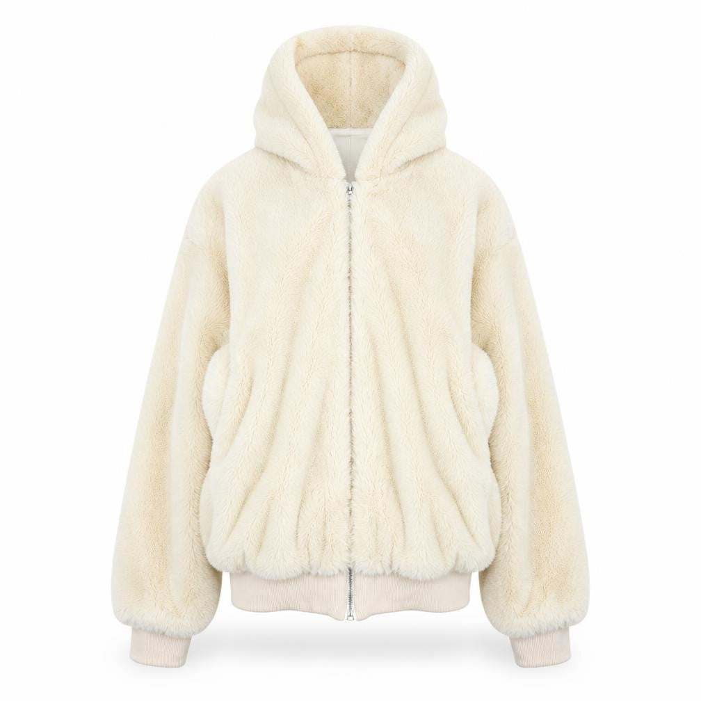 Topshop Womens Beige   Overcoat Coat Size XS