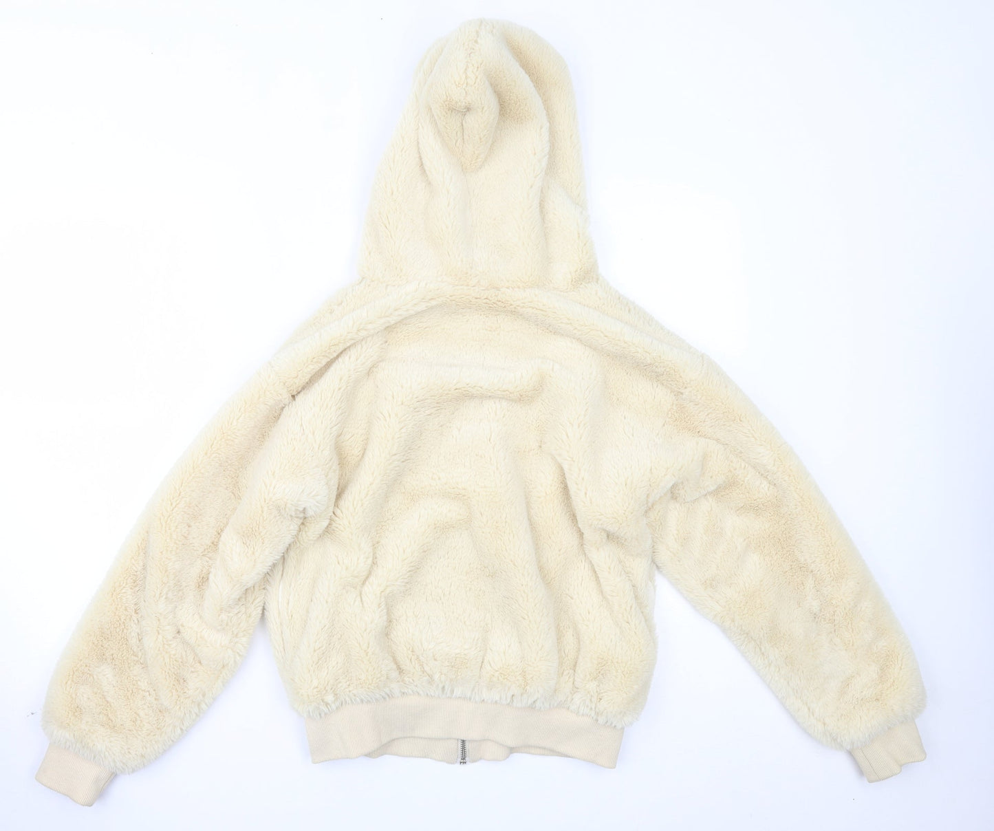 Topshop Womens Beige   Overcoat Coat Size XS