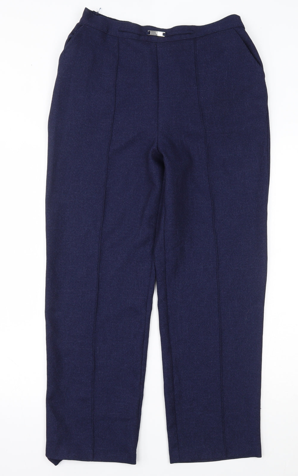 Womens UK Size 12 Matalan Regular Fit  Blue Trousers