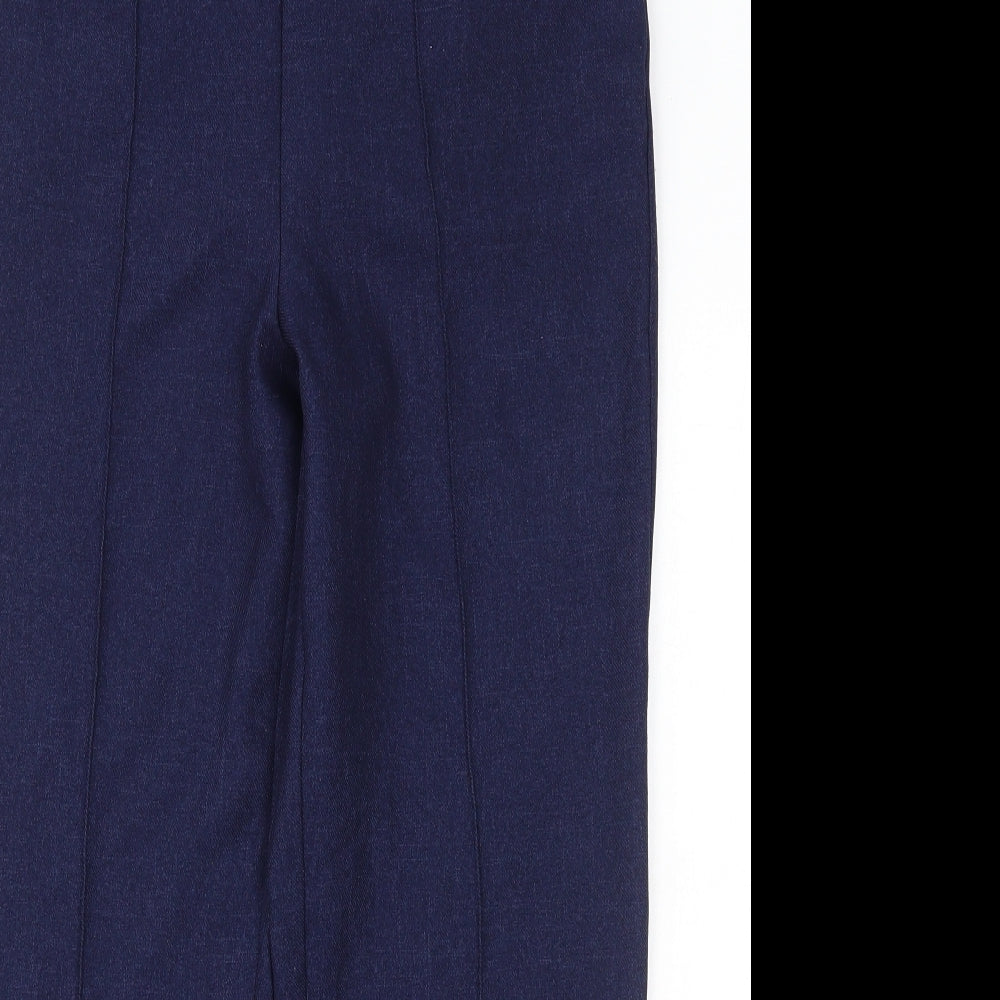 Womens UK Size 12 Matalan Regular Fit  Blue Trousers