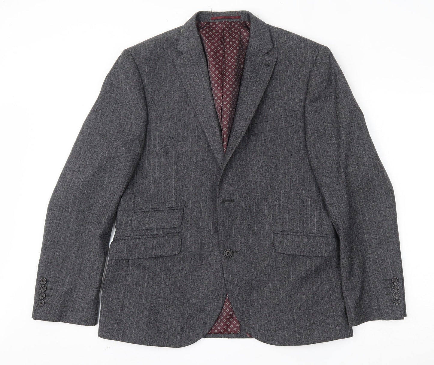 Mens UK Size 42 NEXT Regular Grey Suit Jacket