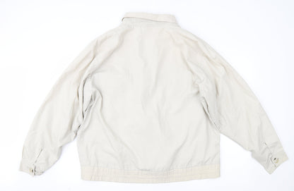 Mens UK Size XL Classic Menswear White Overcoat