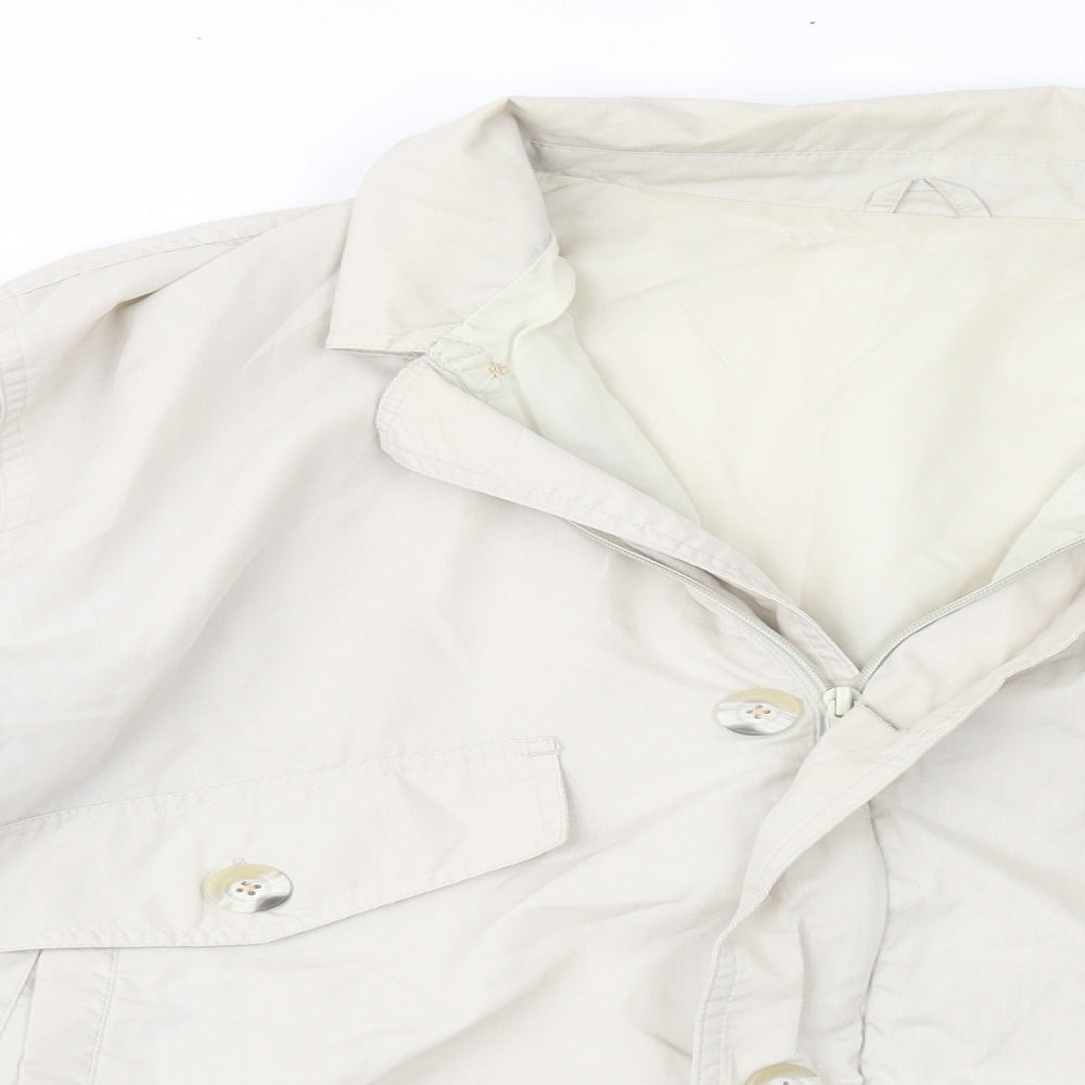 Mens UK Size XL Classic Menswear White Overcoat