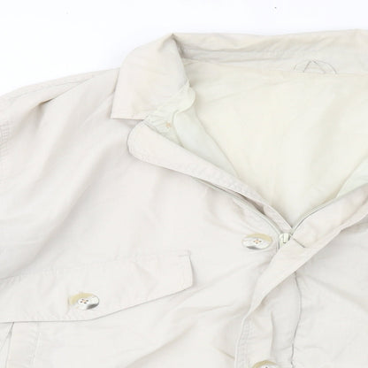 Mens UK Size XL Classic Menswear White Overcoat