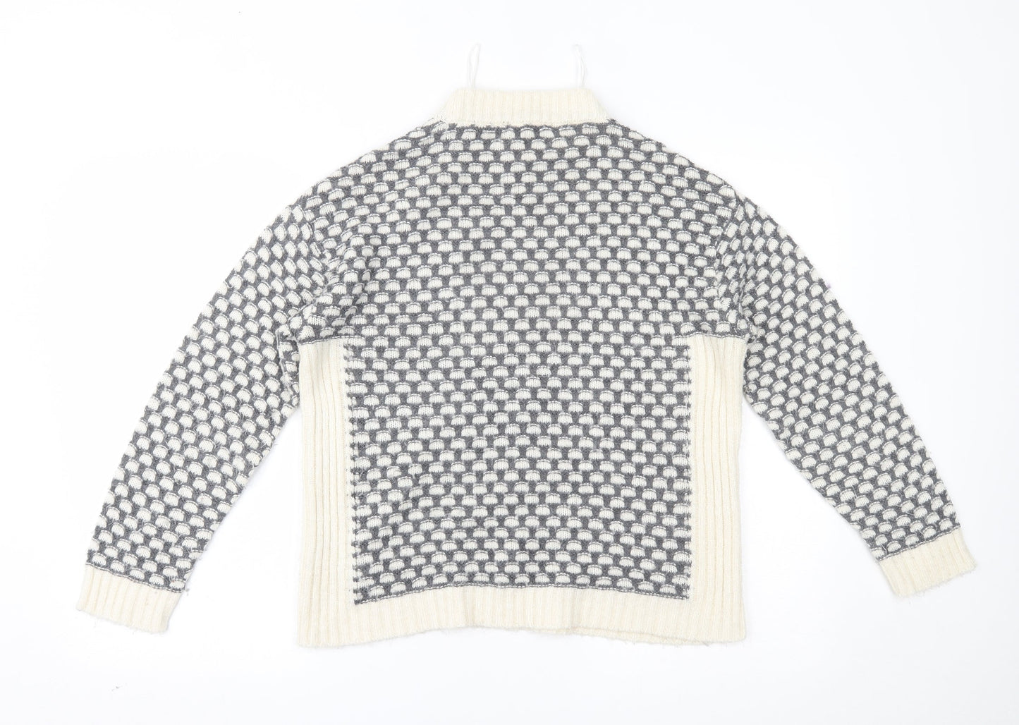 George Womens Grey Polka Dot  Pullover Jumper Size 12