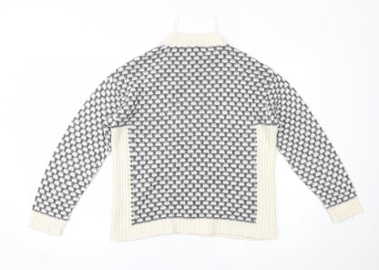 George Womens Grey Polka Dot  Pullover Jumper Size 12
