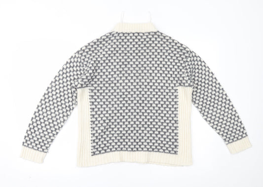 George Womens Grey Polka Dot  Pullover Jumper Size 12