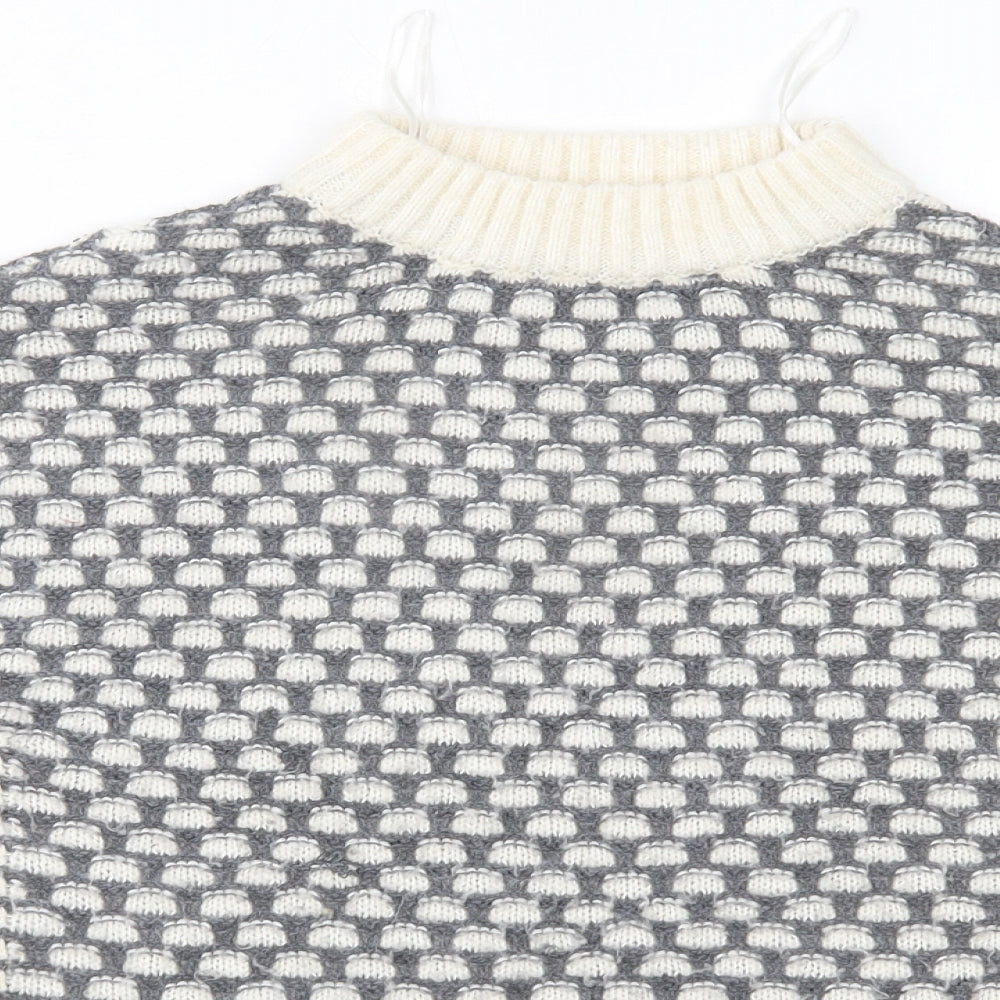 George Womens Grey Polka Dot  Pullover Jumper Size 12