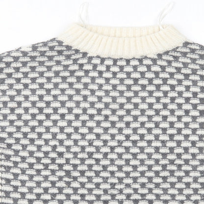 George Womens Grey Polka Dot  Pullover Jumper Size 12
