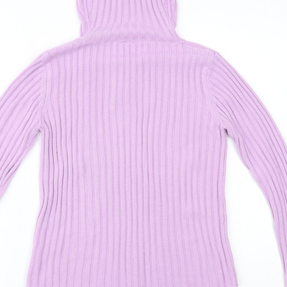 Womens UK Size 12 Miss Selfridge Purple Basic Blouse
