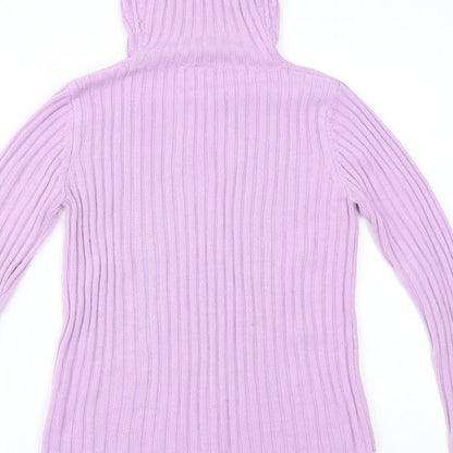 Womens UK Size 12 Miss Selfridge Purple Basic Blouse