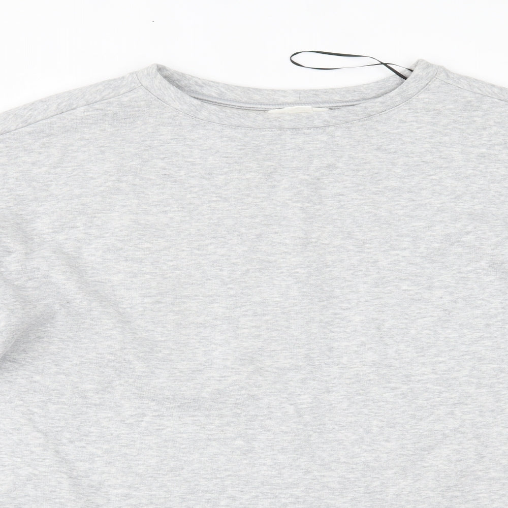 H&M Womens Grey   Pullover Sweatshirt Size S