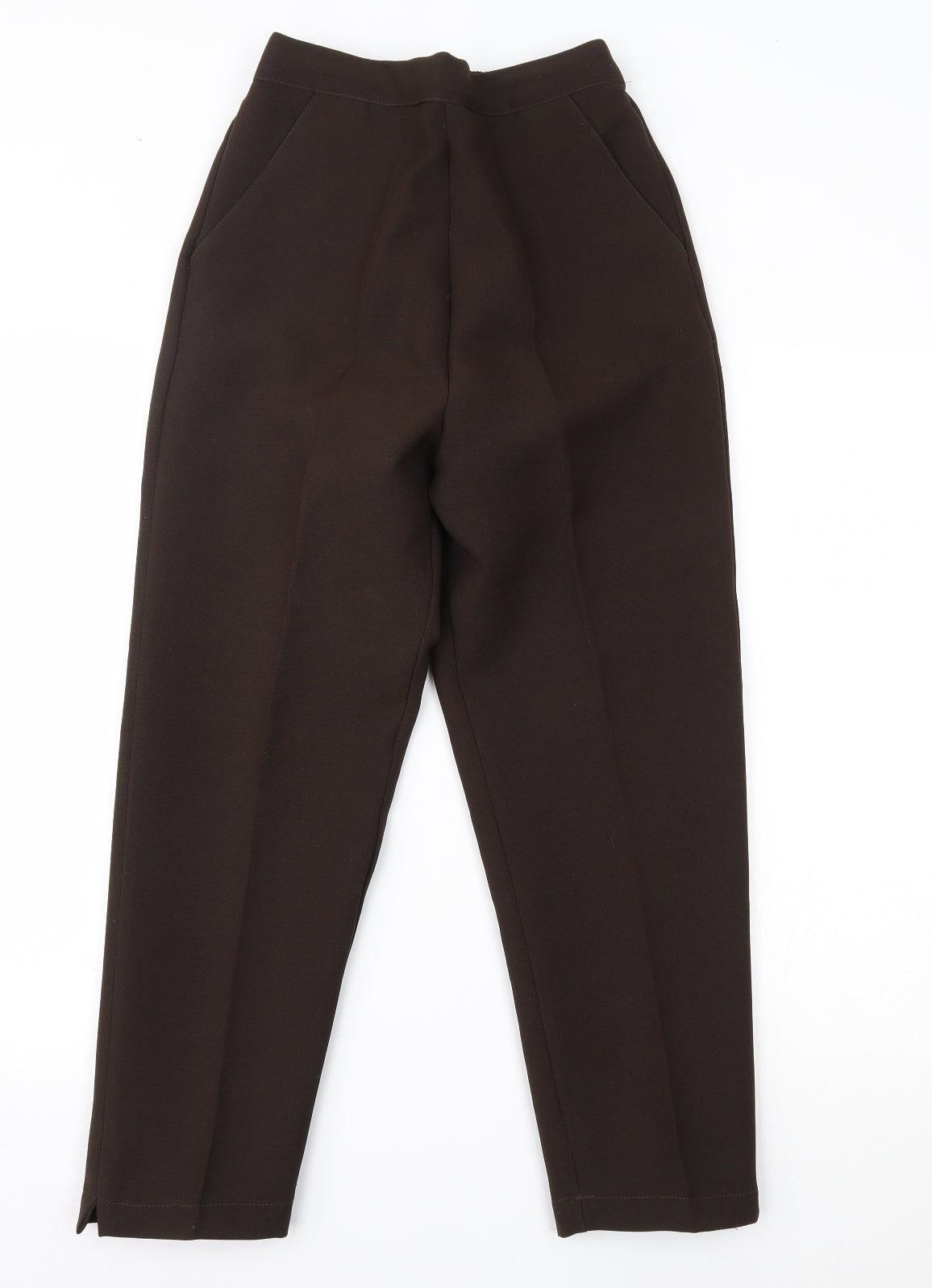 Womens UK Size 10 Preworn Regular Fit  Brown Trousers