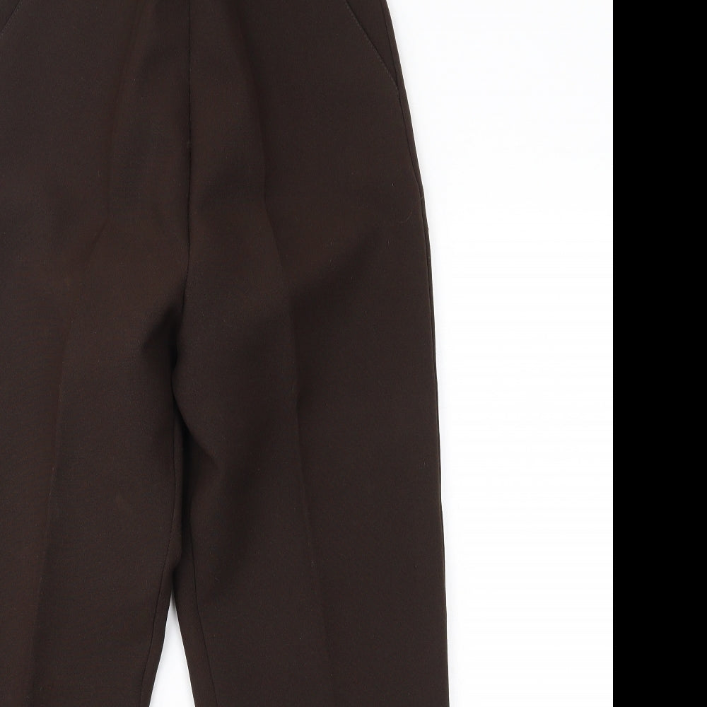 Womens UK Size 10 Preworn Regular Fit  Brown Trousers