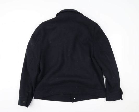 Womens UK Size L Debenhams Blue Overcoat