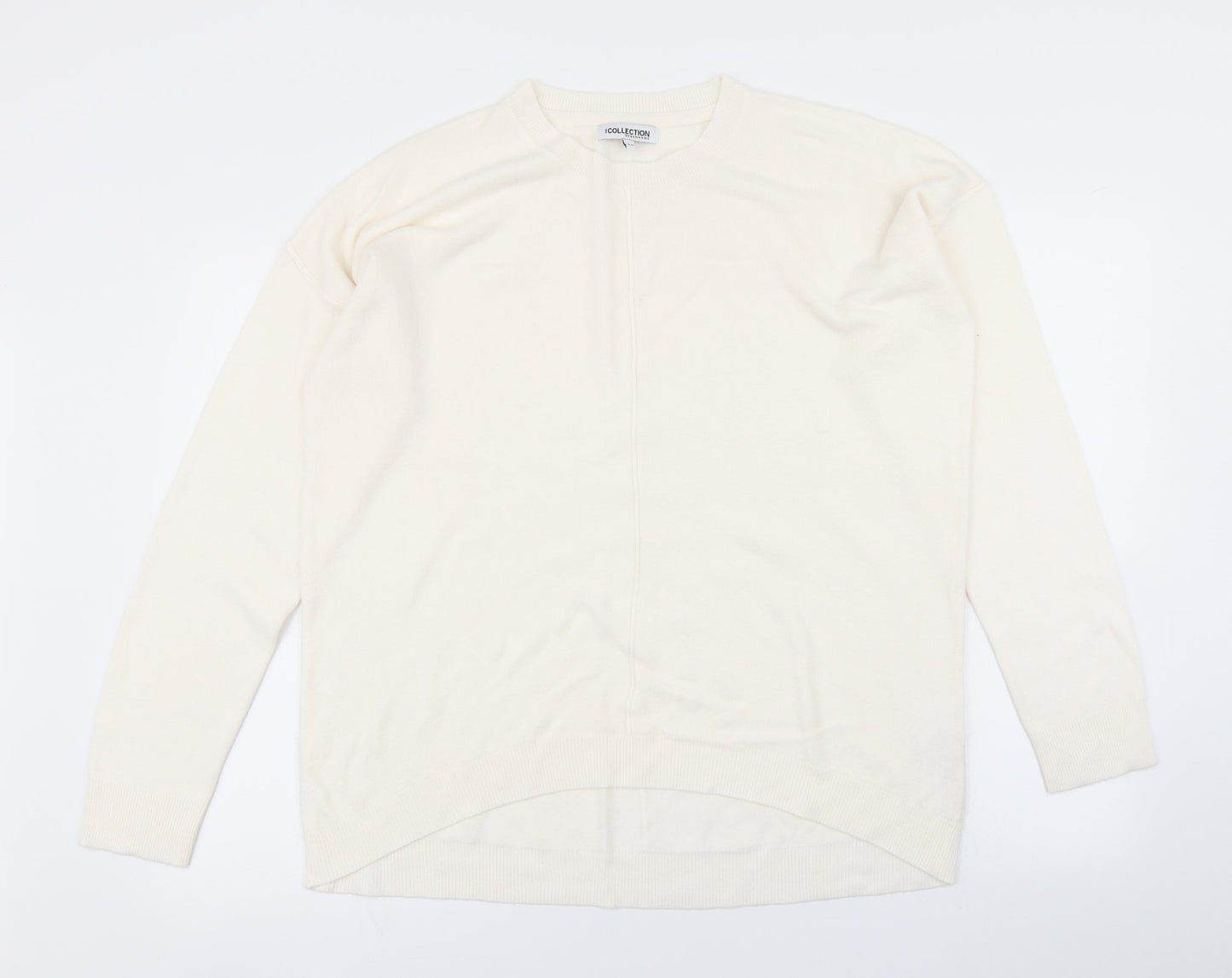 Womens UK Size 14 The Collection Ivory Pullover Jumper