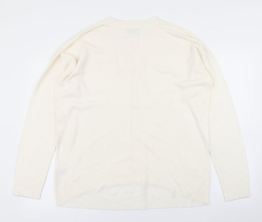 Womens UK Size 14 The Collection Ivory Pullover Jumper