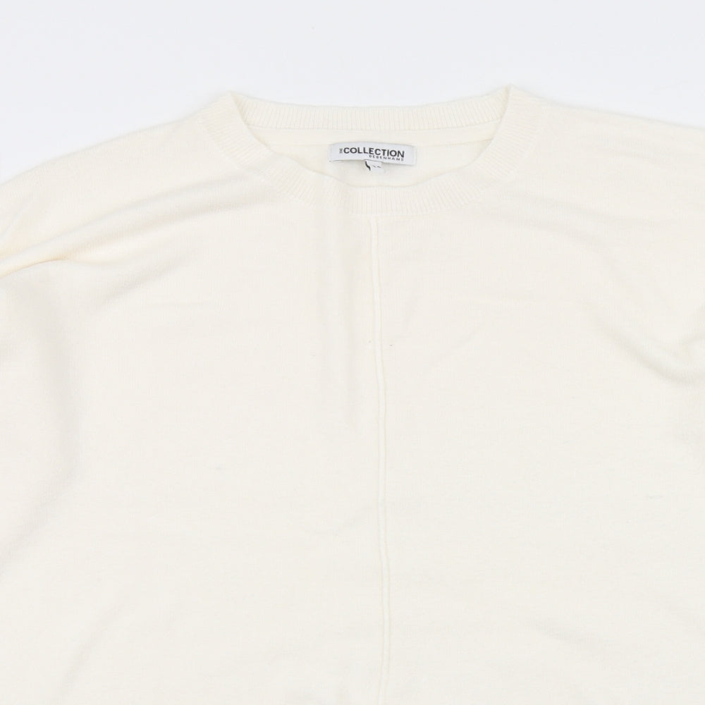 Womens UK Size 14 The Collection Ivory Pullover Jumper