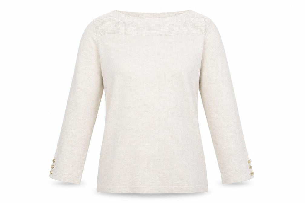 Womens UK Size 10 NEXT Beige Pullover Jumper