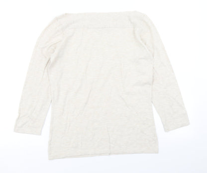 Womens UK Size 10 NEXT Beige Pullover Jumper