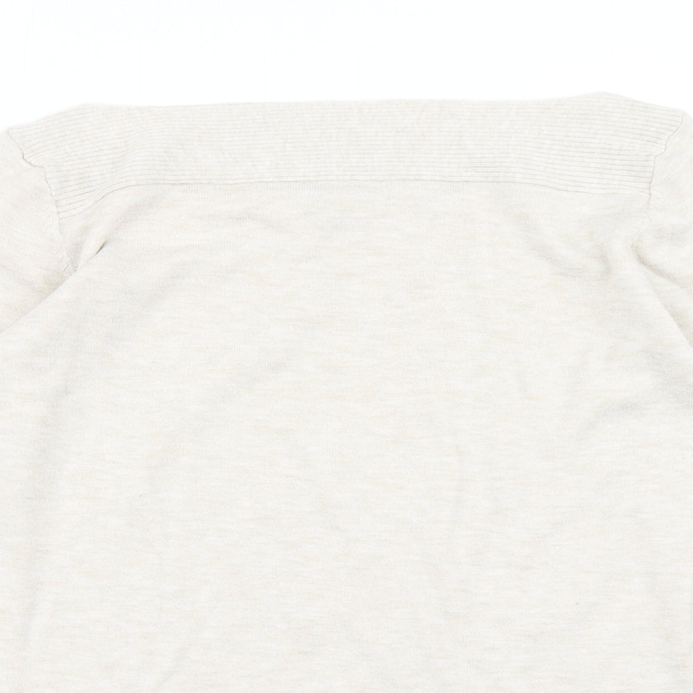 Womens UK Size 10 NEXT Beige Pullover Jumper