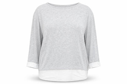 Womens UK Size 16 Dorothy Perkins Grey Basic T-Shirt