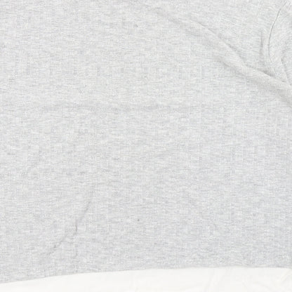 Womens UK Size 16 Dorothy Perkins Grey Basic T-Shirt
