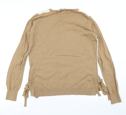 Womens UK Size 10 NEXT Brown Pullover Jumper