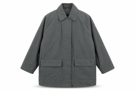 Womens UK Size S Telemac Green Overcoat