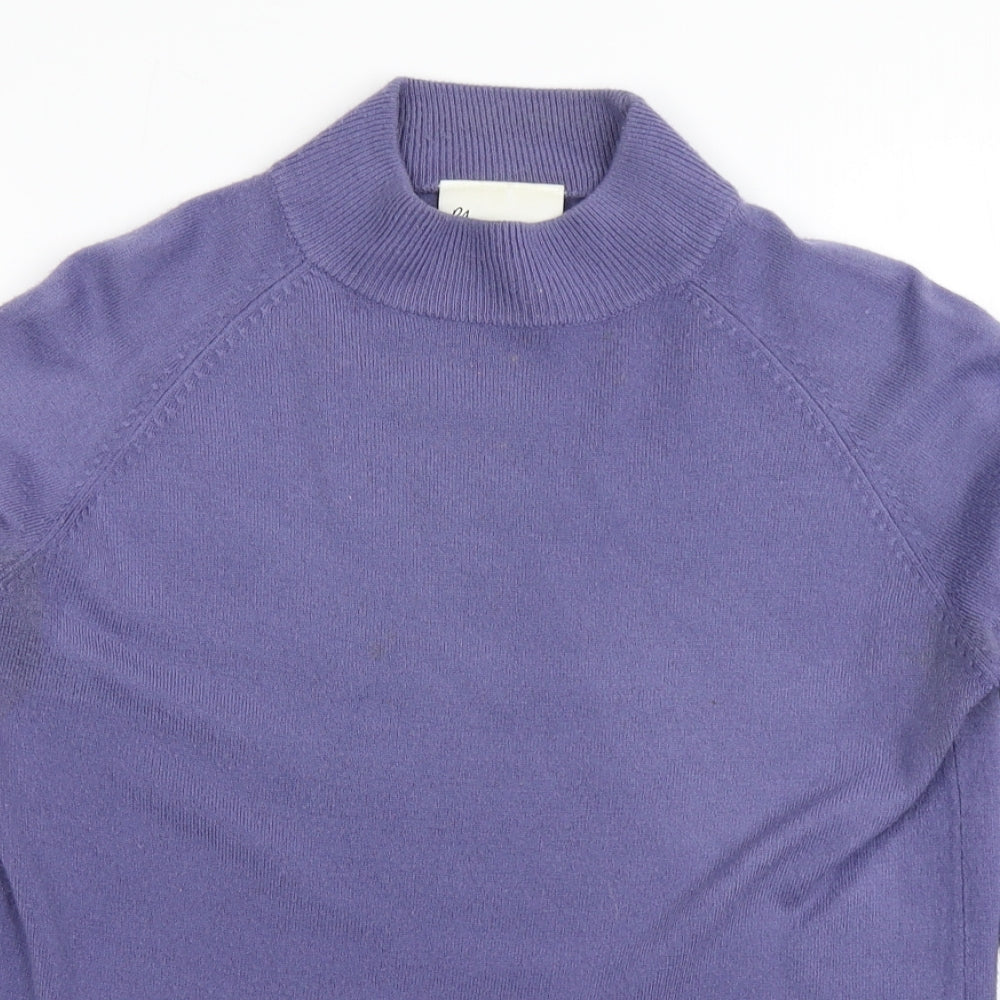 Womens UK Size 10 BHS Purple Pullover Jumper