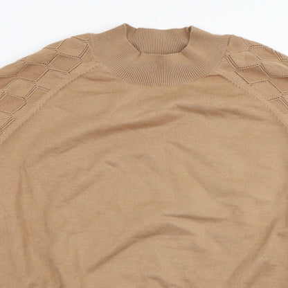 Womens UK Size XL Peacocks Brown Pullover Jumper